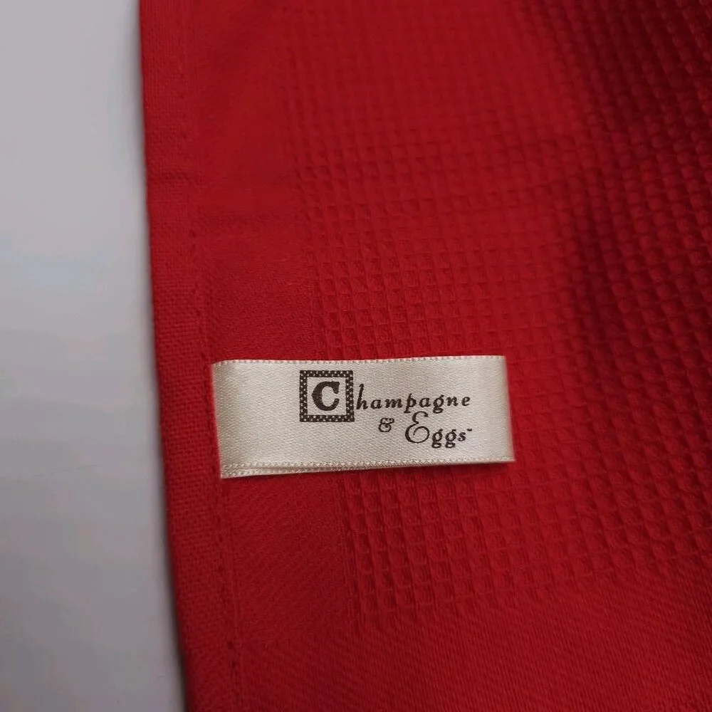 Champagne and Eggs towels are
